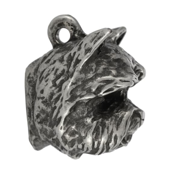 West Highland White Terrier, Westie I - silverpläterad nyckelring med en hund i presentförpackning, handväska dekoration, ryggsäckshänge från Art-Dog