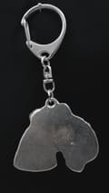 Miniatyrbild 9 av 10: Lakeland Terrier - silverpläterad nyckelring med en hund i presentförpackning, handväska dekoration, ryggsäckshänge från Art-Dog