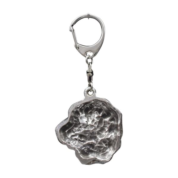 Spanish Mastiff - silverpläterad nyckelring med en hund i presentask, handväska dekoration, ryggsäckshänge från Art-Dog