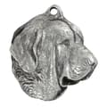 Miniatyrbild 6 av 9: Spanish Mastiff - silverpläterad nyckelring med en hund i presentask, handväska dekoration, ryggsäckshänge från Art-Dog