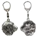 Miniatyrbild 1 av 9: Spanish Mastiff - silverpläterad nyckelring med en hund i presentask, handväska dekoration, ryggsäckshänge från Art-Dog