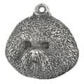 Pikkukuva 6 / 10: Bichon Frise, Tenerife Dog - hopeoitu avaimenperä koiralla lahjarasiassa, käsilaukun koristelu, reppuriipus Art-Dogilta