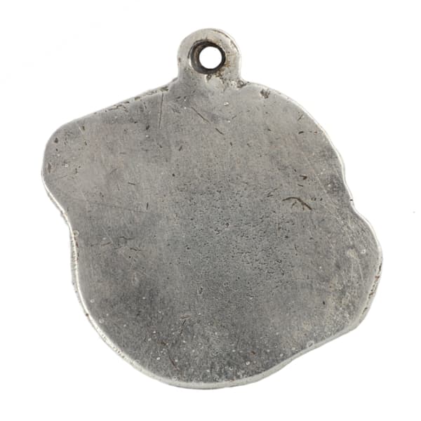 Engelsk bulldog, Bulldog III - silverpläterad nyckelring med en hund i presentask, handväska dekoration, ryggsäckshänge från Art-Dog