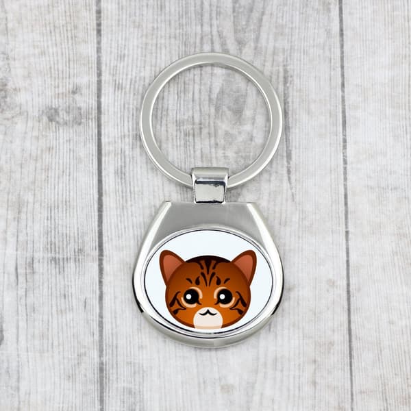 Toyger cat - nyckelring nyckelring från Art-Dog