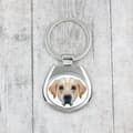 Miniatyrbild 3 av 3: Labrador Retriever - geometrisk nyckelring med ett foto och inskriptionen Art-Dog
