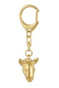 Miniatyrbillede 11 af 11: Bull terrier, Bull Terrier I - nøglering og halskæde med en hund i æske, højkvalitets guldbelagt produkt, Art-Dog mærke