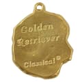 Miniatyrbild 5 av 10: Golden Retriever - nyckelring och halsband med en hund i en låda, högkvalitativ guldpläterad produkt, Art-Dog varumärke