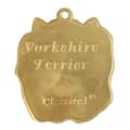 Miniatyrbild 5 av 10: Yorkshire Terrier, York, York, Yorkie I - nyckelring och halsband med en hund i en låda, högkvalitativ guldpläterad produkt, Art-Dog varumärke
