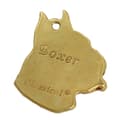 Miniatyrbild 5 av 10: Boxer, Boxer - nyckelring och halsband med en hund i en låda, högkvalitativ guldpläterad produkt, Art-Dog varumärke