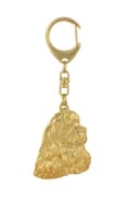 Miniatyrbild 8 av 10: American Cocker Spaniel - nyckelring och halsband med en hund i en låda, högkvalitativ guldpläterad produkt, Art-Dog varumärke
