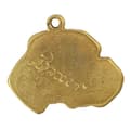Miniatyrbild 5 av 10: Boxer, Boxer I - nyckelring och halsband med en hund i en låda, högkvalitativ guldpläterad produkt, Art-Dog varumärke