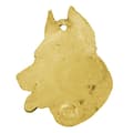 Miniatyrbild 5 av 10: Beauceron French Shepherd - nyckelring och halsband med en hund i en låda, högkvalitativ guldpläterad produkt, Art-Dog varumärke