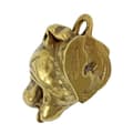 Miniatyrbild 7 av 11: Staffordshire Bull Terrier, Staffik, Staffi - nyckelring och halsband med en hund i låda, högkvalitativ guldpläterad produkt, Art-Dog varumärke
