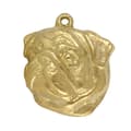Miniatyrbild 4 av 10: Pug, Pug, Carlin II - nyckelring och halsband med en hund i en låda, högkvalitativ guldpläterad produkt, Art-Dog varumärke
