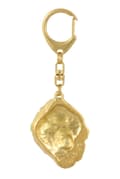 Miniatyrbild 9 av 10: Tibetansk Mastiff, Tibetansk Grand Danois - nyckelring och halsband med en hund i en låda, högkvalitativ guldpläterad produkt, Art-Dog varumärke