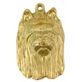 Miniatyrbild 4 av 10: Yorkshire Terrier, York, York, Yorkie III - nyckelring och halsband med en hund i en låda, högkvalitativ guldpläterad produkt, Art-Dog varumärke