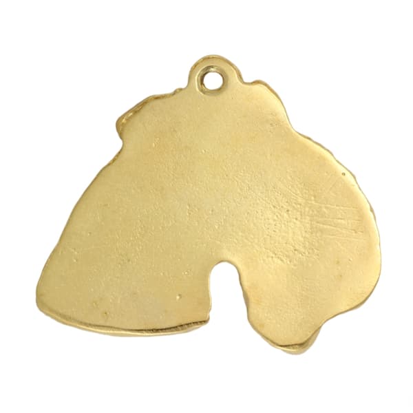 Lakeland Terrier - nøglering og halskæde med en hund i æske, højkvalitets guldbelagt produkt, Art-Dog brand