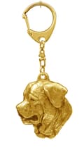 Miniatyrbillede 8 af 10: Tosa Inu, Tosa-inu, Japanese Mastiff - nøglering og halskæde med en hund i æske, højkvalitets guldbelagt produkt, Art-Dog brand