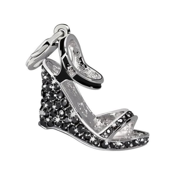 Bijoux - Glamour - GS2-01 - Silver - Black - 4 cm