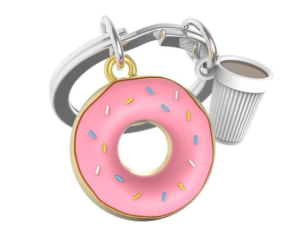 Charm s O meta[l]morphose - MTM324-01KON - METALMORPHOSE - Nyckelring Donut - Present till man, present till kvinna