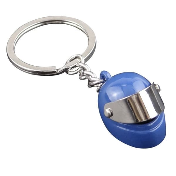 Avaimenperä HELMET BLUE METAL riipus Alkuperäinen lahja