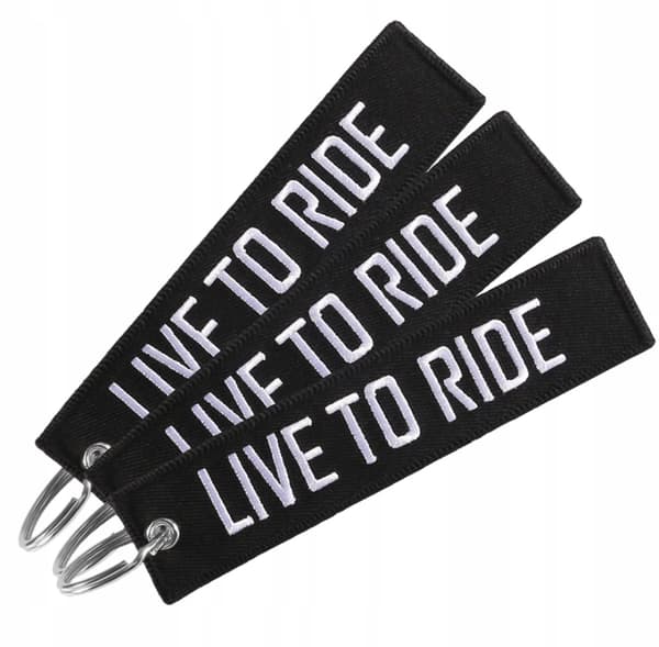 LIVE TO RIDE -avaimenperä - RIDE TO LIVE -moottoriavaimenperä Alkuperäinen lahja