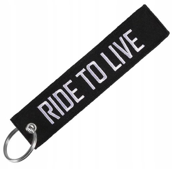 LIVE TO RIDE -avaimenperä - RIDE TO LIVE -moottoriavaimenperä Alkuperäinen lahja