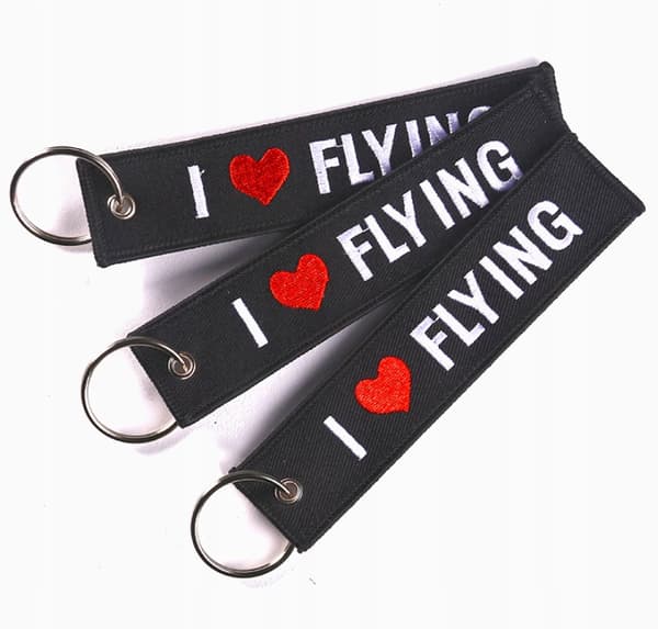 LOVE FLYING nyckelring nyckelhänge - nyckelhänge | Originalgåva