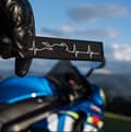 Miniatyrbillede 3 af 5: LIFELINE nøglering motorcykel hvid - nøglevedhæng | Original gave