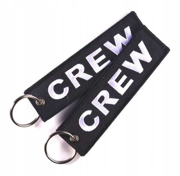CREW Nyckelring Crew Crew svart - Nyckelring hänge | Originalgåva