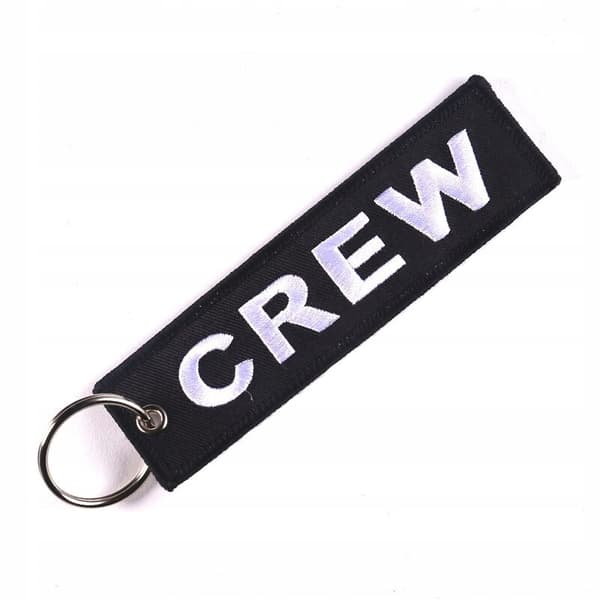 CREW Nyckelring Crew Crew svart - Nyckelring hänge | Originalgåva