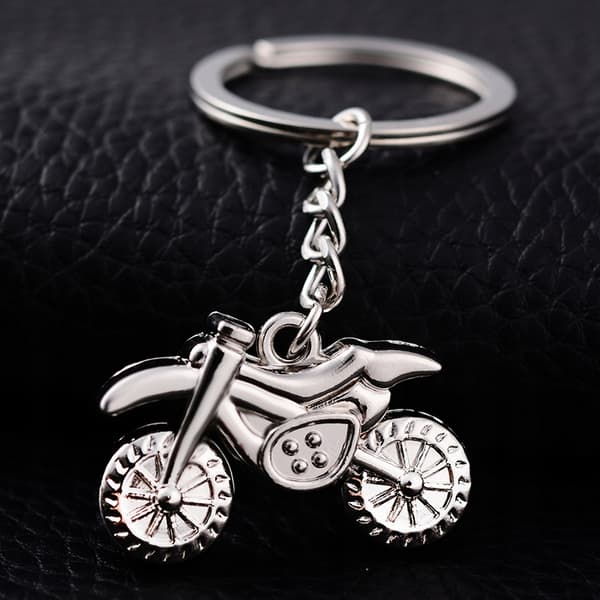 Avaimenperä MOTORCYCLE MOTOR CROSS KTM hopeametalli avaimille lahjaksi