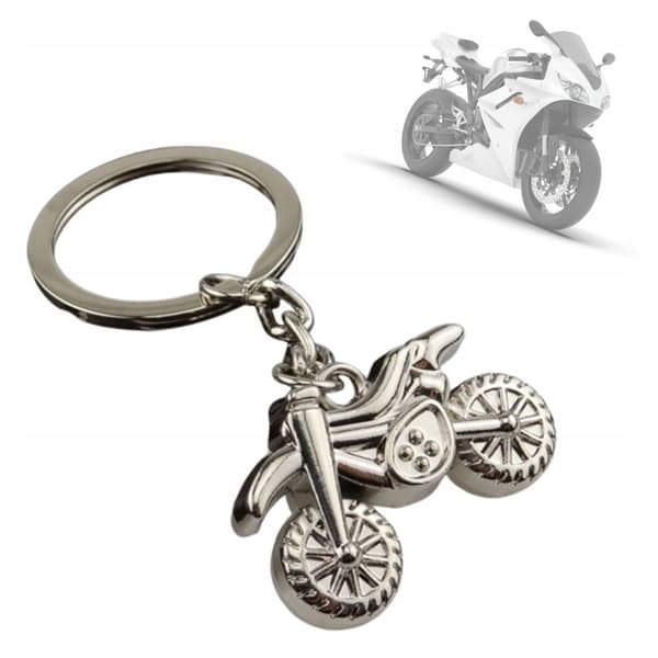 Avaimenperä MOTORCYCLE MOTOR CROSS KTM hopeametalli avaimille lahjaksi