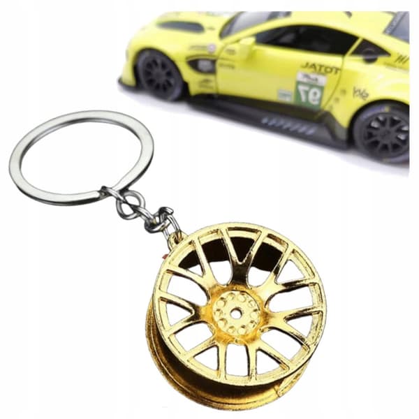 GOLDEN RIM nyckelring hänge Originalgåva