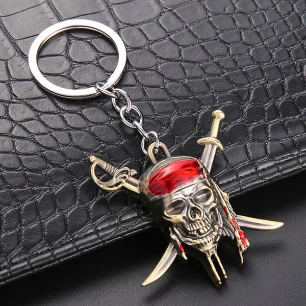 Pirates of the Caribbean Nyckelring Skalskelett Jack Sparrow