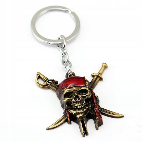 Pirates of the Caribbean Nyckelring Skalskelett Jack Sparrow