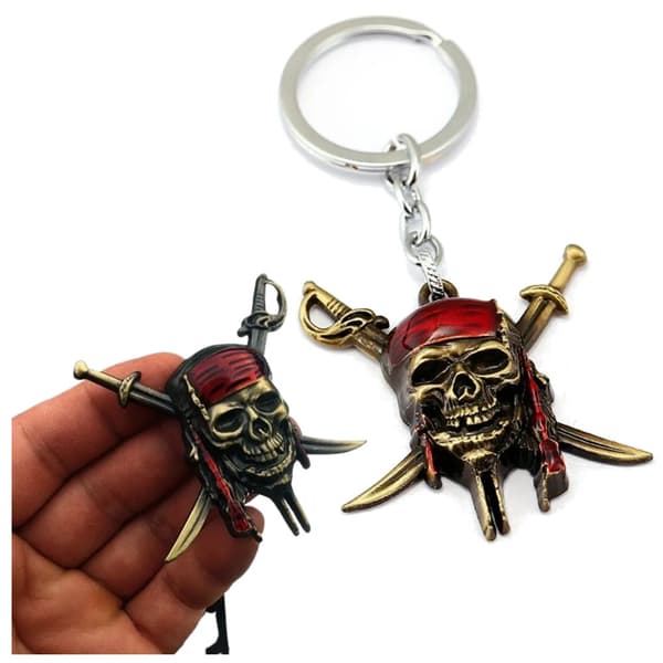 Pirates of the Caribbean Nyckelring Skalskelett Jack Sparrow