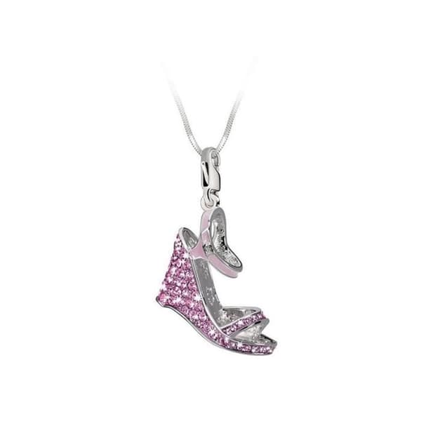 Bijoux - Glamour - GS2-30 - Silver - Pink - 4 cm