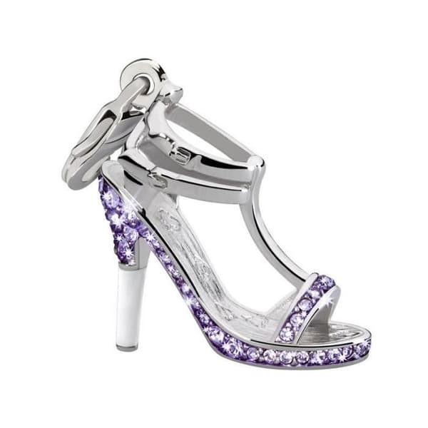 Bijoux - Glamour - GS4-19 - Silver - Lila - 4 cm