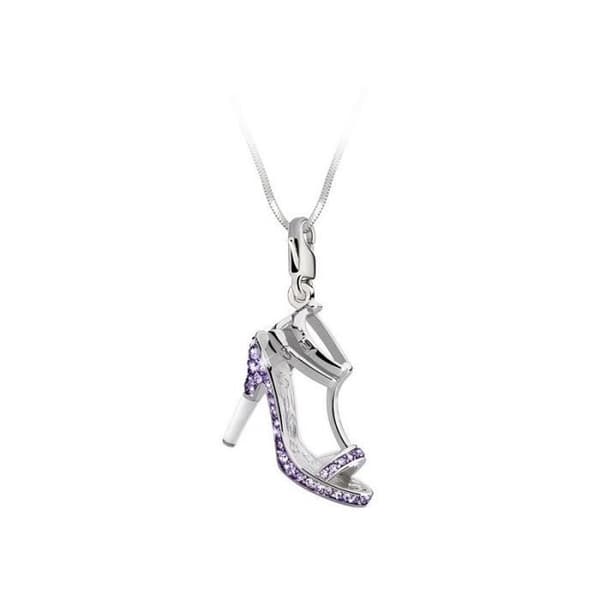 Bijoux - Glamour - GS4-19 - Silver - Lila - 4 cm