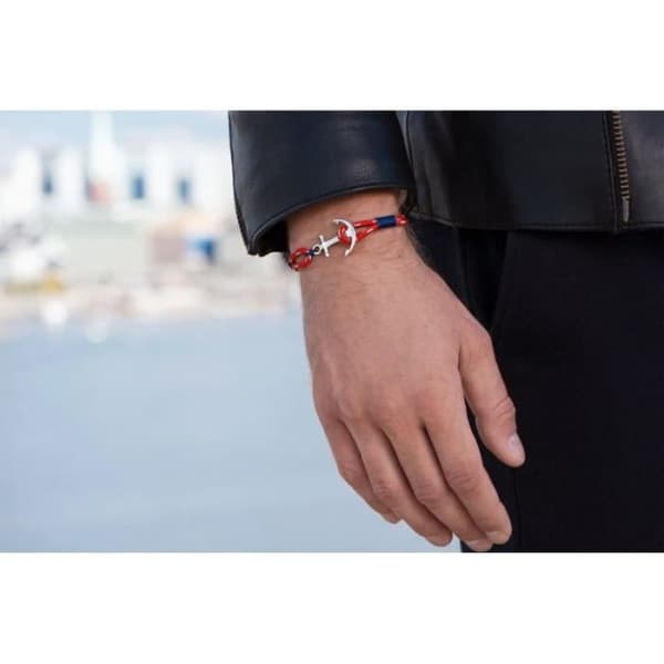 Armband - Tom Hope - Arctic Blue U - Röd - Silver - Unisex