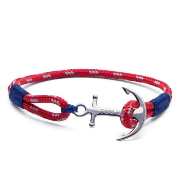 Armband - Tom Hope - Arctic Blue U - Röd - Silver - Unisex