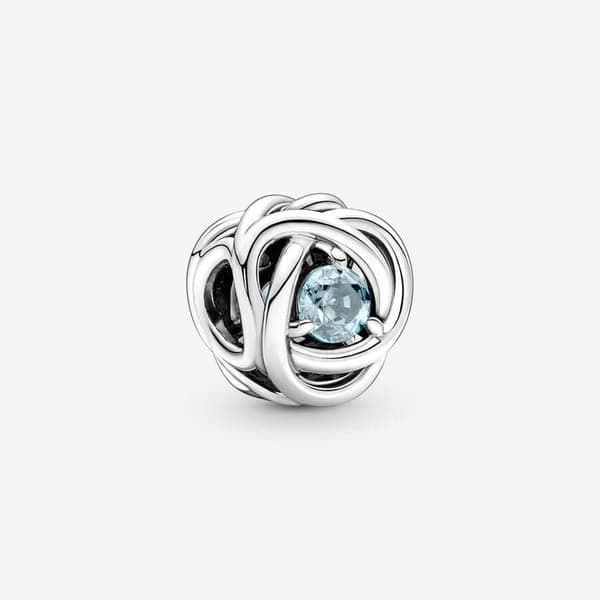 Pandoran maaliskuun syntymäkivi ikuisuusympyrä Charm