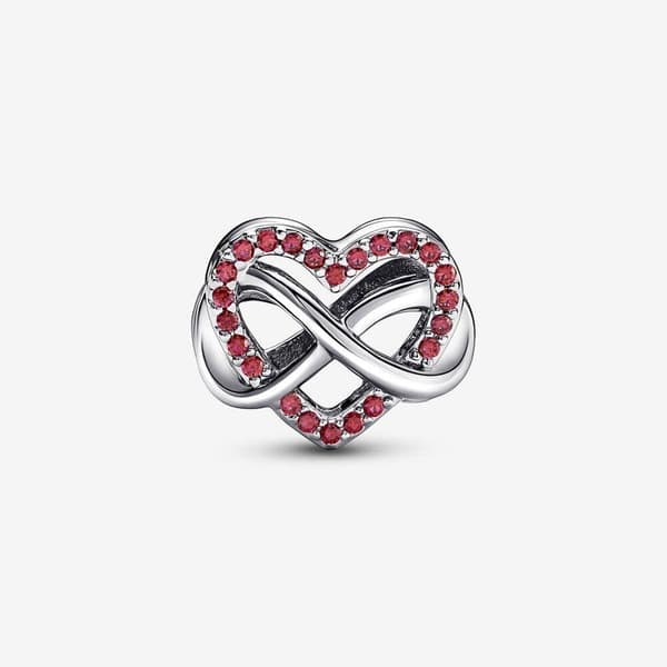 Pandora Family Infinity punainen sydänkoru