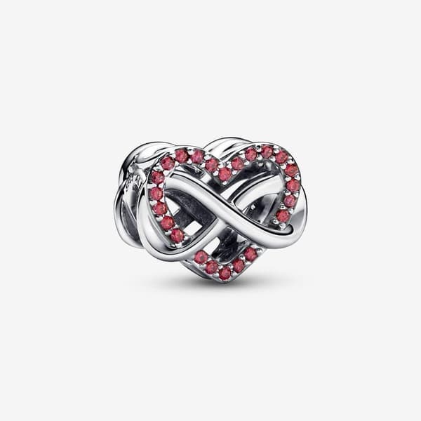 Pandora Family Infinity punainen sydänkoru