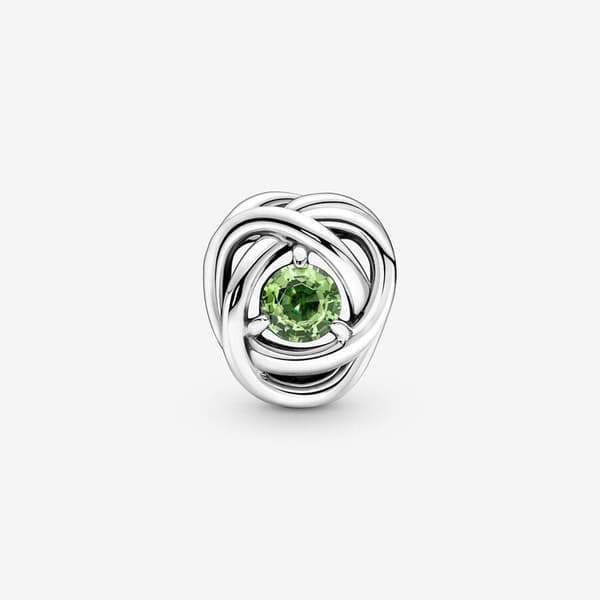 Pandora elokuun syntymäkivi ikuisuusympyrä Charm
