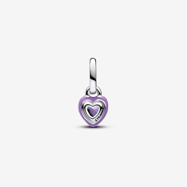 Pandora ME Purple Chakra Heart Mini Dingle Charm