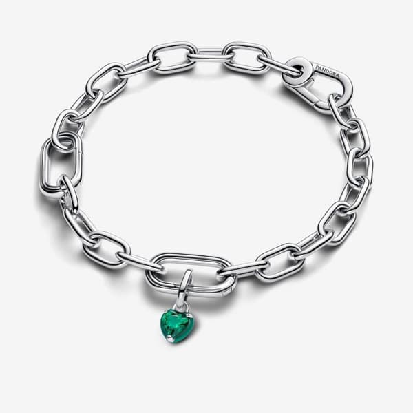 Pandora ME Vihreä Chakra Sydän Mini Dangle Charm