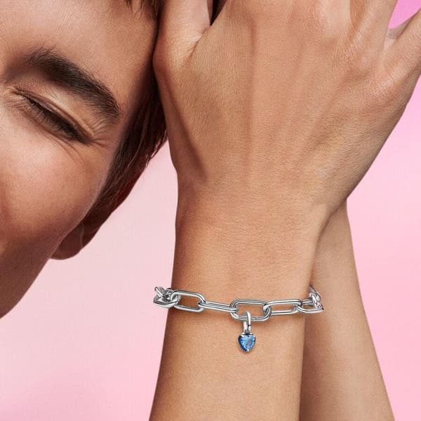 Pandora ME Sininen Chakra Sydän Mini Roikkuva Charm