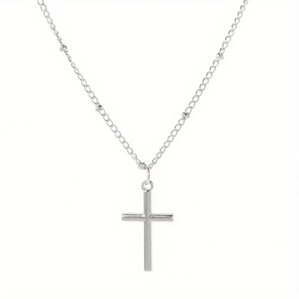 Halssmycke - Kors - 40cm halsband - Flera färgval